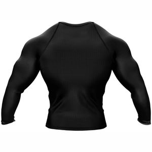 เสื้อบีบอัดสำหรับผู้ชายเสื้อ BJJ MMA สำหรับผดผื่นสั่งทำได้ - Product Image 2