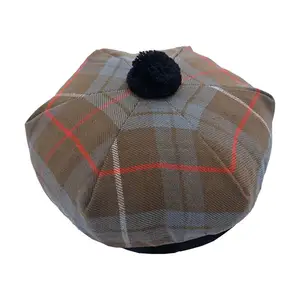 Scotland glengarry giá rẻ tartan Tammy mũ trong vật liệu tốt nhất thực hiện yêu cầu riêng của bạn cho phong cách thời trang mặc