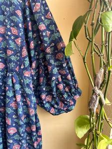 Robe maxi bohème tuniques indiennes imprimées en blocs robes à main robe longue en coton indien robe imprimée indienne - Product Image 6