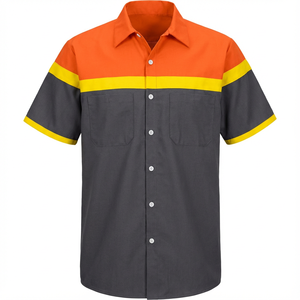 Chemises de sécurité en vente chaude, logo personnalisé, finition lisse avec des coutures solides, disponibles en modèles standard et personnalisés - Product Image 2