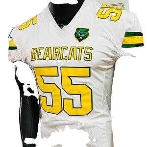 Maillot de football américain fan jersey parent sublimation attirail sergé broderie plus taille soutien tissu respirant séchage rapide - Product Image 1