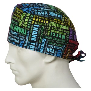 Capuchon de gommage chirurgical élégant avec impression personnalisée Couvre-chef de médecin et d'infirmière Chapeau de protection pour salle d'opération d'hôpital Casquettes de gommage - Product Image 2