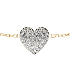 18K <b>Gold</b> Lab Grown Diamond Bracelet Beautiful Diamond Bracelets & <b>Bangles</b> - Product Image 2