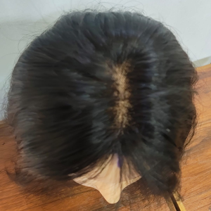 วิกผมลูกไม้เต็มศีรษะคุณภาพพรีเมียมพิเศษ ผมตรงธรรมชาติจากอินเดีย สีธรรมชาติ ไม่ต้องใช้กาว หนาแน่น จัดเรียงเกล็ดผมอย่างดี - Product Image 1