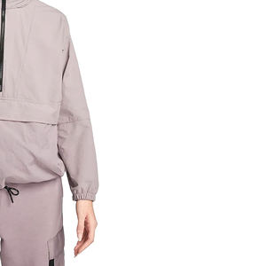 ชุดวอร์มไนลอนผู้หญิง กันลม ชุดกีฬาสองชิ้น ชุดลำลองสำหรับฝึกซ้อม โรงงาน OEM ขายส่ง - Product Image 4