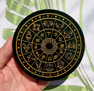 Placa de obsidiana negra pulida con espejo de forma redonda natural al por mayor rebanada de obsidiana negra para decoración del hogar - Product Image 2