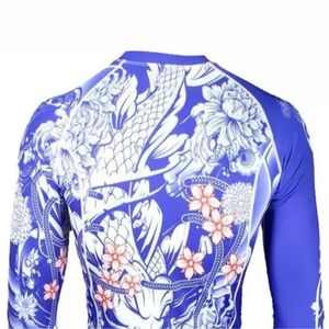 Rashguard personnalisé à manches longues pour MMA et Jiu Jitsu, imprimé OEM, anti-UV, respirant, écologique, séchage rapide, UPF50+ - Product Image 3