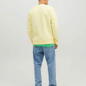 Wholesale Custom Printed Logo Men's Oversized Sweatshirts 100% Cotton for Autumn Season Made in Pakistan - Product Image 6