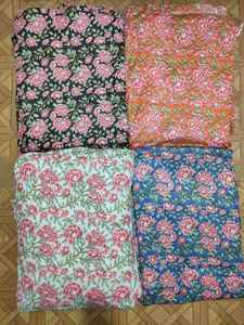 Tela de algodón estampada más vendida para vestido de mujer disponible a precio asequible tela estampada personalizada - Product Image 4