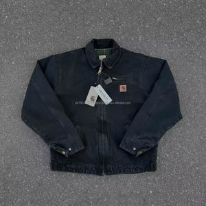 Veste en denim lavé de haute qualité, style automne Kaha Detroit Heavy Industry, classique américaine pour hommes et femmes - Product Image 6