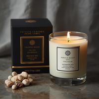 Parfum de soja décor à la maison de marque privée arôme de luxe bougie parfumée échantillon original disponible 180g boîte personnalisée cire de soja en gros