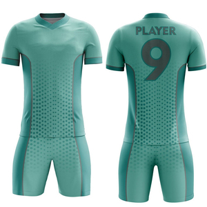 Uniforme de Fútbol de Manga Corta Ligero con Impresión Digital 100% Poliéster al por Mayor para Hombre con Logotipo Personalizado Ropa Deportiva - Product Image 1