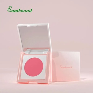 Contorno y resaltador 3,3 ml PCR Bandeja vacía ecológica Caja de rubor Maquillaje Material PET Embalaje de muestra con espejo - Product Image 6