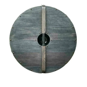 Bouclier Viking Bouclier rond en bois décoratif Bouclier fait à la main par calvin artisanat - Product Image 5