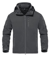 Chaqueta Casual de Invierno para Hombre, con Capucha, Estilo Safari, de Piel de Oveja, Delgada, Transpirable, Impermeable y Resistente al Viento, 100% Poliéster