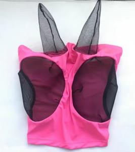 Máscara de mosca de caballo transpirable de cara completa, malla suave ligera, protección para la nariz y los oídos, protección UV para verano, pantalones de equitación al aire libre - Product Image 5