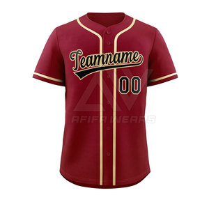 Uniforme de baseball sportif pour hommes personnalisé 2024, respirant, séchage rapide, 100% polyester, vêtements de sport - Product Image 1