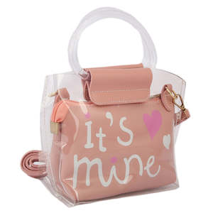 กระเป๋าสะพายไหล่เด็กผู้หญิง 001 -สีพีช - Product Image 1