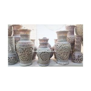 คอลเลคชั่นสไตล์ธรรมชาติที่มีจำนวนมากฐานดอกไม้หินสบู่ขัดธรรมชาติสำหรับตกแต่งโรงแรมแขก - Product Image 4