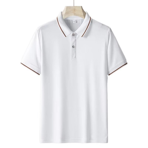 Golf uni pour chemise Logo personnalisé vierge de haute qualité séchage rapide 100% polyester tricoté à manches courtes été entraînement en plein air tour - Product Image 2