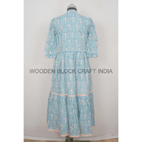 Robe vintage 100 % coton imprimée à la main, motif léopard floral, lettres et sequins, boutonnée, pour femme, style indien, décontractée, pour l'été et les fêtes