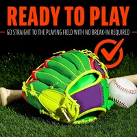 Guantes de béisbol cómodos de PVC de alta calidad para hombres y mujeres