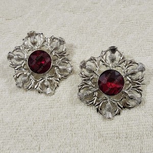 เข็มกลัดลายสก็อตลายสก็อตลายสก็อตแนวโบราณเข็มกลัด TT-416หิน - Product Image 3