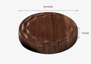 Posavasos redondo de madera para oficina en casa, cocina, mesa de comedor, tazas de té, tazas de café, latas de cerveza, vasos de agua para bar - Product Image 4