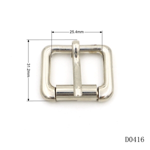 <span class=keywords><strong>Boucle</strong></span> à ardillon réglable en alliage de zinc robuste de 25 mm pour sangle de sac, collier et sangle en toile – Fabrication OEM de quincaillerie pour sacs - Product Image 1