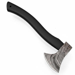 Haches en acier Damas de qualité professionnelle avec construction à lame pleine et manche en bois durable Hache en acier Damas - Product Image 3