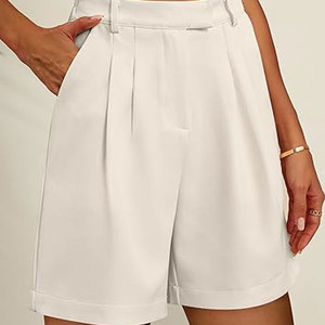 Fabriqué en usine Conception sur mesure de votre propre logo Shorts décontractés pour femmes Shorts surdimensionnés confortables à la mode pour femmes - Product Image 6
