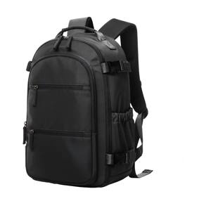 2025 modelo personalizado al por mayor mochila Unisex impermeable poliéster cremallera patrón de letras 36-55L capacidad para negocios diario - Product Image 1