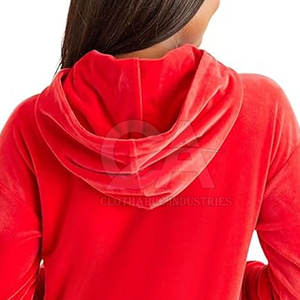 เสื้อฮู้ดดี้หรูหราประดับเพชรเทียม ดีไซน์กลิตเตอร์สั่งทำพิเศษสำหรับผู้หญิง ผู้จำหน่ายเสื้อผ้าสตรีทแวร์ ขายออนไลน์ รับทำโลโก้ตามสั่ง - Product Image 6