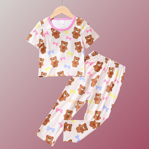 Custom Printed Knitted Baby <b>Pajamas</b> Soft Sleepwear ODM OEM Factory Wholesale Supplier Bulk Personalized Bamboo Spandex - Product Image 5