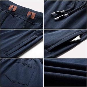 Bermudas deportivas informales para hombre más vendidas, secado rápido, Color piedra, cierre con cordón, patrón sólido, método de tejido de punto - Product Image 4