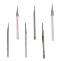 Lime à ongles diamantée Jaze Hardware PXL de haute qualité, pointes coniques, aiguilles diamantées pour gravure, OEM disponible, grain 100-600