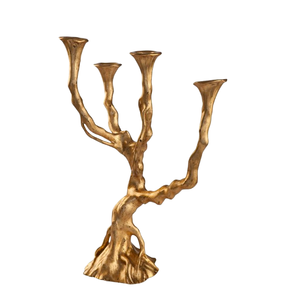 Metal Unique Pillar Shape Gold Finish Candle <b>Lantern</b> Luxury Hot Selling Decorative Pieces for Garden Weddings Lightning Tabletop - Product Image 4