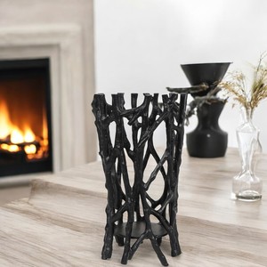 Bas prix fil d'or métal luxe photophore et bougeoir votif Thanksgiving confortable aux chandelles pour les dîners de famille fournisseur - Product Image 3