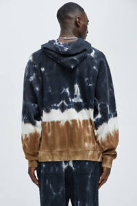 Nouveau printemps hommes Vintage marque de mode décontracté Style foncé tie-dye dégradé couleur sweat à capuche hommes surdimensionné sweats à capuche thermiques - Product Image 4