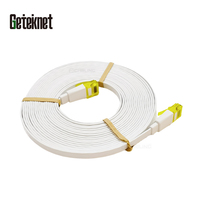 GETEKnet 8P8C Jumper Patchcord Cat 6 LSZH Copper Network Ethernet FTP UTP RJ45 Slim 1ft 10cm 1Mtr Cord High Communication Cables