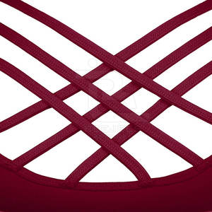 Soutien-gorge de sport de Yoga pour femmes de haute qualité Logo avant soutien élevé séchage rapide respirant Spandex/Nylon fabriqué au Pakistan en gros - Product Image 5