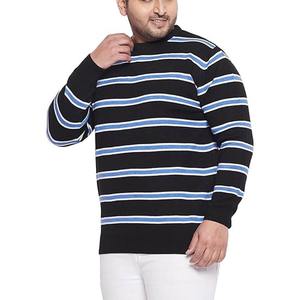 100% coton hiver Oem personnalisé hommes pull à col rond pull en tricot uni fabricant respirant pour hommes pull - Product Image 2