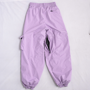 Pantalones de Nieve Aislantes de Forro Polar, Pantalones de Nieve Holgados y Extra Grandes Unisex, Pantalones de Esquí Elásticos y Holgados para Actividades al Aire Libre - Product Image 2