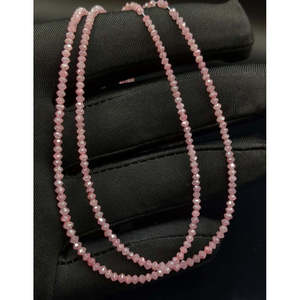 Perles de diamant rose naturel facettées 1,9-2,9 mm pour colliers exclusifs en diamant rose - Product Image 1