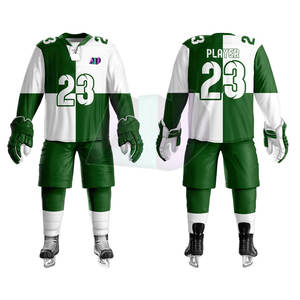 Uniformes de Hockey sobre Hielo Personalizables para Deportes, Disponibles al por Mayor, Diferentes Tallas y Colores, 100% Poliéster, Absorbe la Humedad - Product Image 1