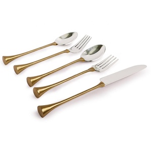 Matériau sain cuillère fourchette épandeur mignon enfants à la main Mini poignée mariage service vaisselle couverts ensemble - Product Image 5