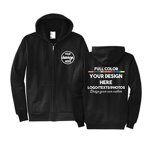 Sweat à capuche en coton bleu royal de haute qualité pour hommes, style de rue - Product Image 4