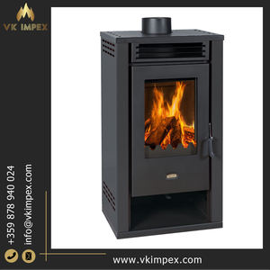 Cheminée à bois autoportante au design moderne 2.5 kg/h consommation de carburant décor de chambre à coucher maison hôtel villa acier durable intérieur - Product Image 3