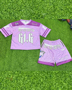 Conjunto de Verano, Estilo Único con Estampado Completo, Camiseta y Pantalones Cortos Sublimados Personalizados, Tejido Hip Hop Estampado y Teñido, Alta Calidad de Primavera - Product Image 2