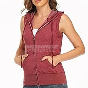 Entrenamiento Sudaderas con capucha sin mangas Mujeres Muscle Fitness Compresión Culturismo Sudaderas con capucha sin mangas para mujeres - Product Image 6